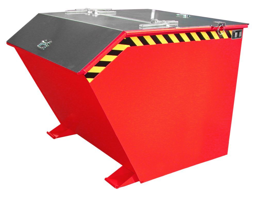 Bauer Kippbehälter lackiert in der Farbe Feuerrot GU 1000 Produktbild Bauer Kippbehälter lackiert in der Farbe Feuerrot GU 1000 bild 3