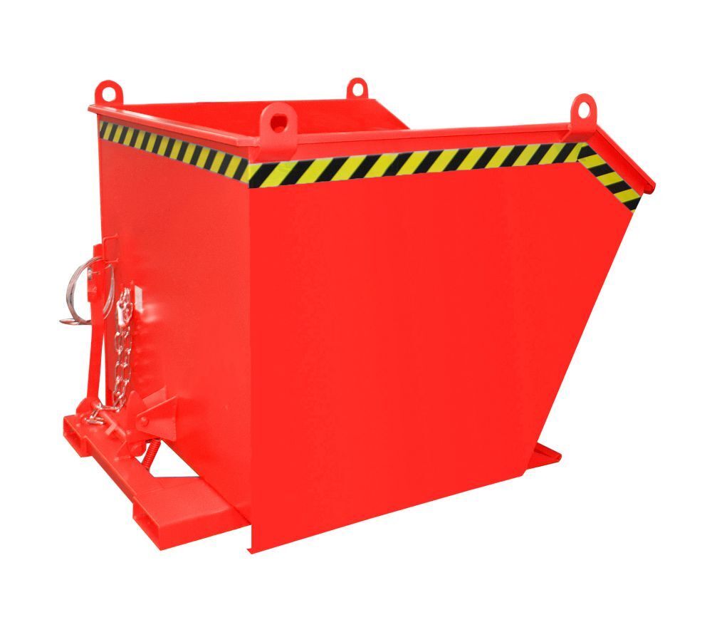 Bauer Kippbehälter lackiert in der Farbe Feuerrot GU 1000 Produktbild Bauer Kippbehälter lackiert in der Farbe Feuerrot GU 1000 bild 4