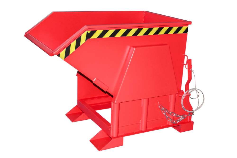 Bauer Kippbehälter BK 50 lackiert in der Farbe Feuerrot Produktbild Bauer Kippbehälter BK 50 lackiert in der Farbe Feuerrot