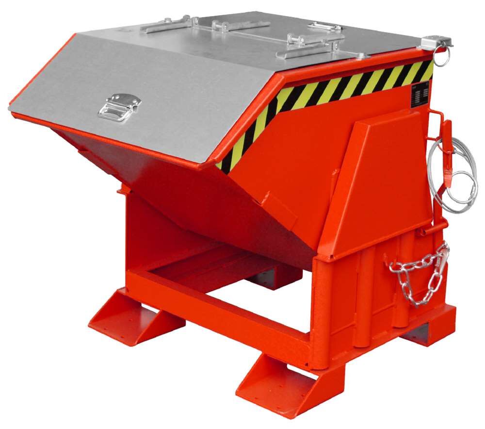 Bauer Kippbehälter BK 50 lackiert in der Farbe Feuerrot Produktbild Bauer Kippbehälter BK 50 lackiert in der Farbe Feuerrot bild 3