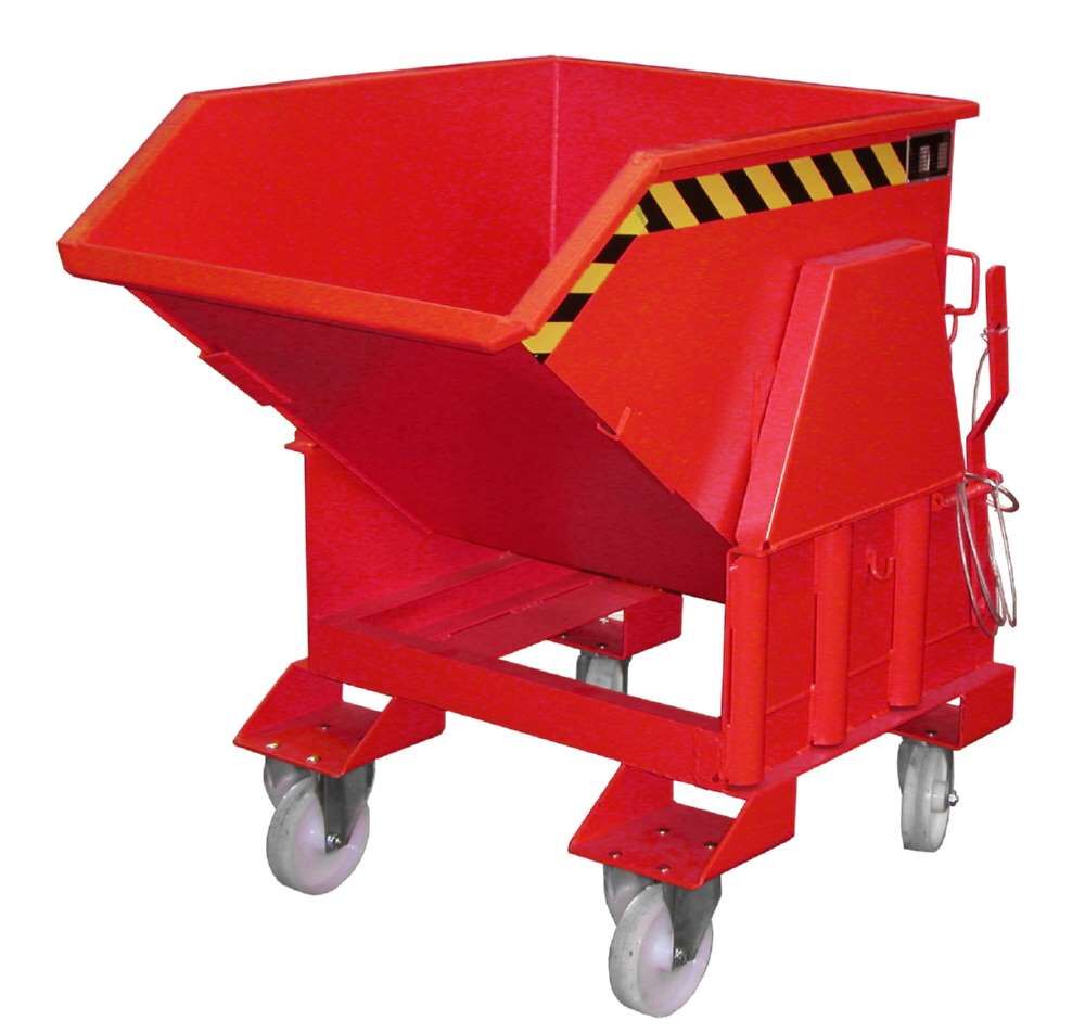 Bauer Kippbehälter BK 50 lackiert in der Farbe Feuerrot Produktbild Bauer Kippbehälter BK 50 lackiert in der Farbe Feuerrot bild 4