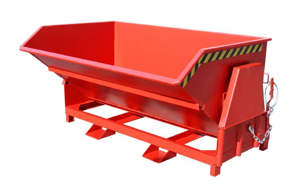 Bauer Kippbehälter BK 200 lackiert in der Farbe Feuerrot Produktbild Bauer Kippbehälter BK 200 lackiert in der Farbe Feuerrot