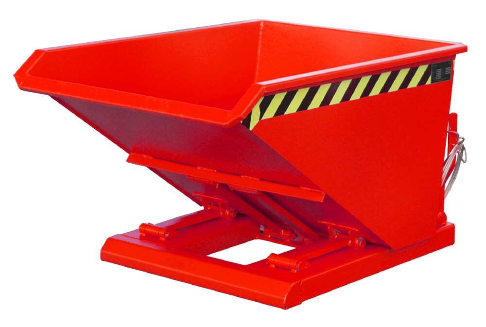 Bauer Kippbehälter NK 30 lackiert in der Farbe Feuerrot Produktbild Bauer Kippbehälter NK 30 lackiert in der Farbe Feuerrot