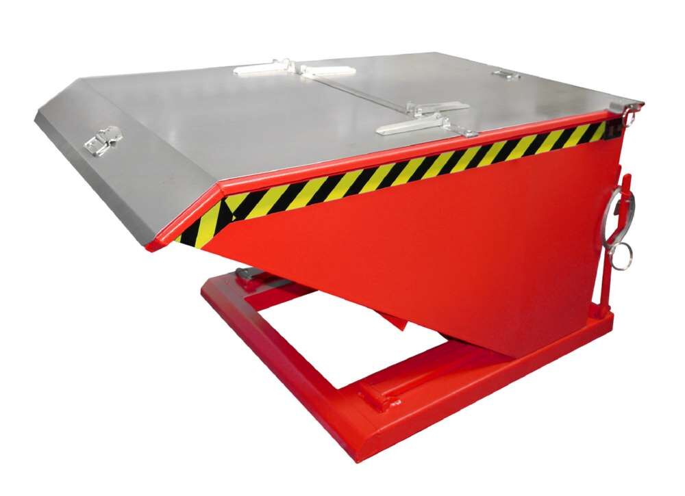 Bauer Kippbehälter NK 75 lackiert in der Farbe Feuerrot Produktbild Bauer Kippbehälter NK 75 lackiert in der Farbe Feuerrot bild 2