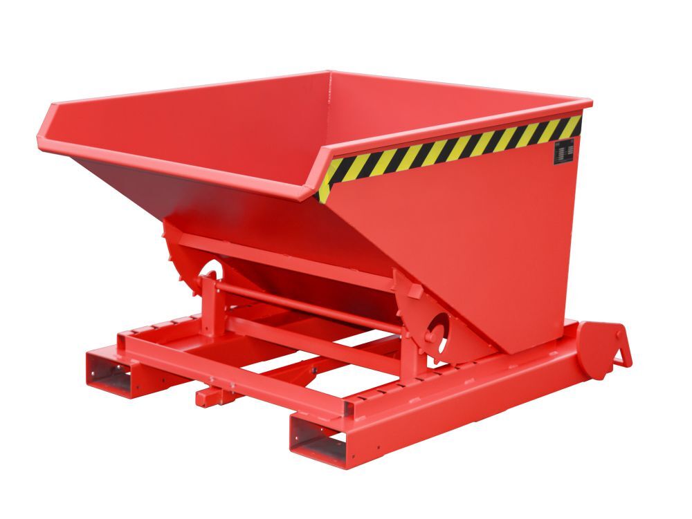 Bauer Kippbehälter lackiert in der Farbe Feuerrot 4A 600 Produktbild Bauer Kippbehälter lackiert in der Farbe Feuerrot 4A 600