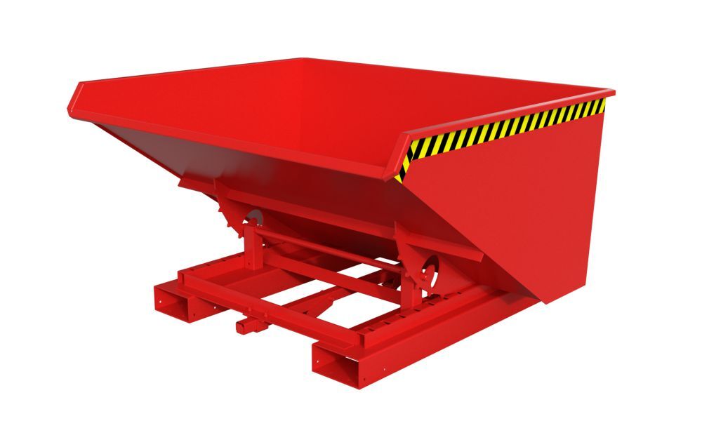 Bauer Kippbehälter lackiert in der Farbe Feuerrot 4A 900 Produktbild Bauer Kippbehälter lackiert in der Farbe Feuerrot 4A 900