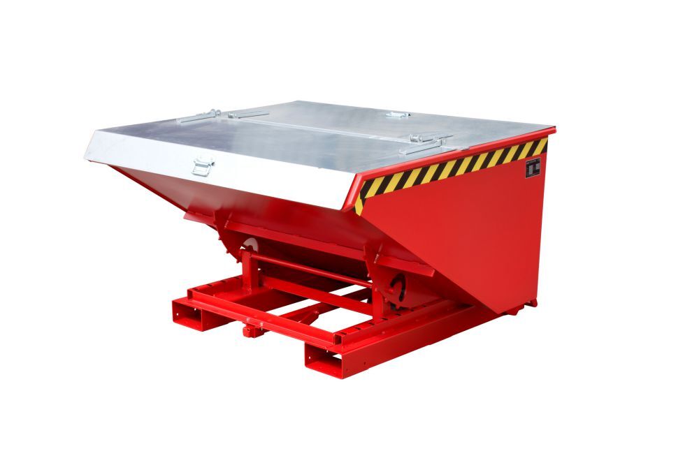 Bauer Kippbehälter lackiert in der Farbe Feuerrot 4A 900 Produktbild Bauer Kippbehälter lackiert in der Farbe Feuerrot 4A 900 bild 4