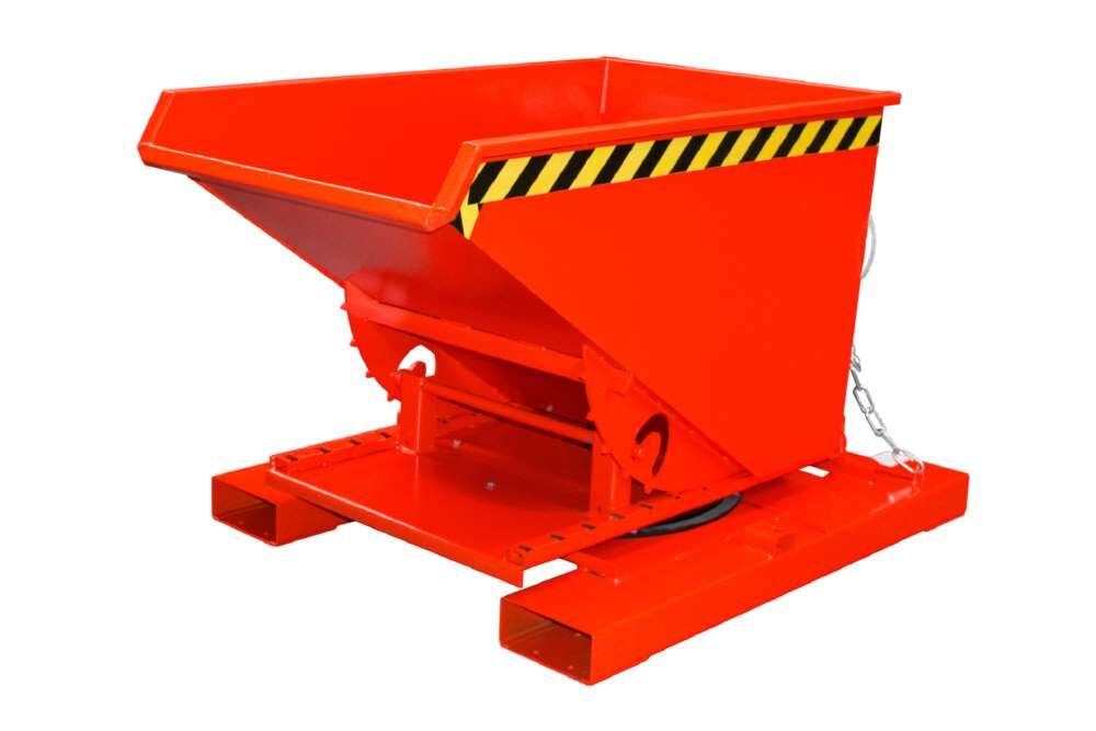 Bauer Kippbehälter 3S 300 lackiert in der Farbe Feuerrot Produktbild Bauer Kippbehälter 3S 300 lackiert in der Farbe Feuerrot