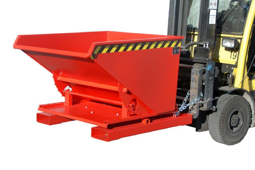 Bauer Kippbehälter 3S 600 lackiert in der Farbe Feuerrot Produktbild Bauer Kippbehälter 3S 600 lackiert in der Farbe Feuerrot bild 4