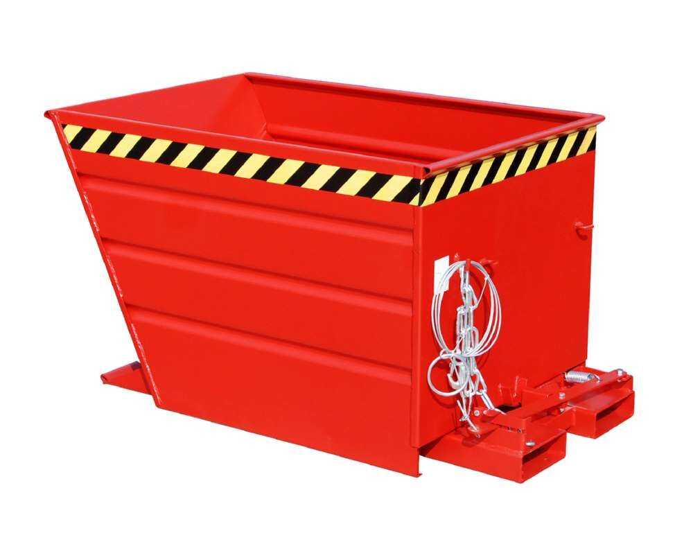 Bauer Kippbehälter VG 550 lackiert in der Farbe Feuerrot Produktbild Bauer Kippbehälter VG 550 lackiert in der Farbe Feuerrot