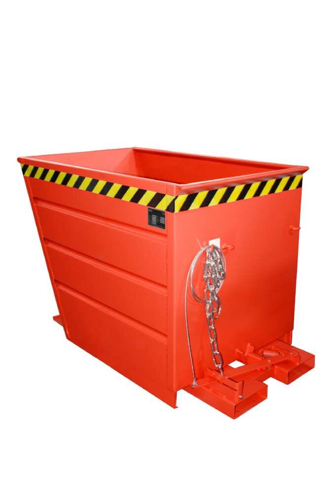 Bauer Kippbehälter VG 700 lackiert in der Farbe Feuerrot Produktbild Bauer Kippbehälter VG 700 lackiert in der Farbe Feuerrot