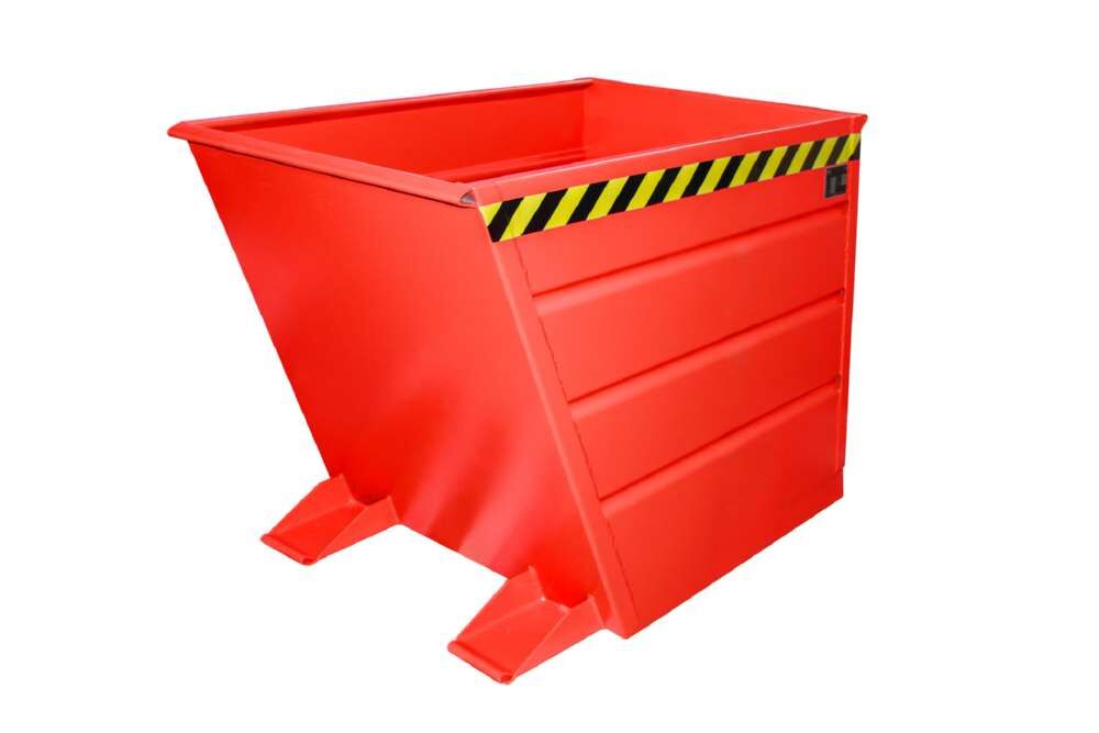 Bauer Kippbehälter VG 700 lackiert in der Farbe Feuerrot Produktbild Bauer Kippbehälter VG 700 lackiert in der Farbe Feuerrot bild 2