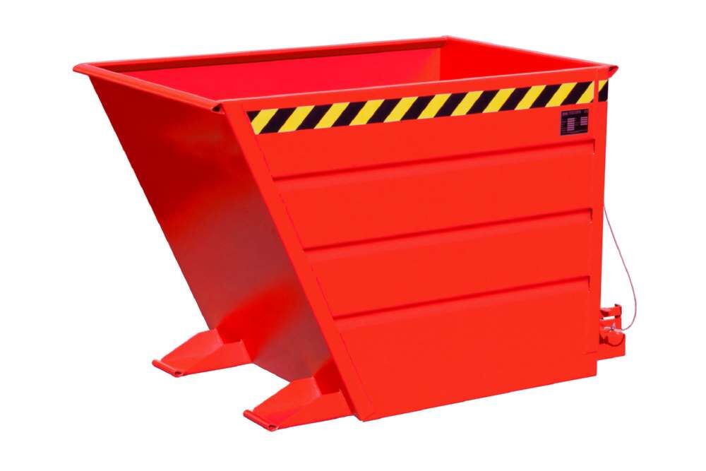 Bauer Kippbehälter VG 700 lackiert in der Farbe Feuerrot Produktbild Bauer Kippbehälter VG 700 lackiert in der Farbe Feuerrot bild 3