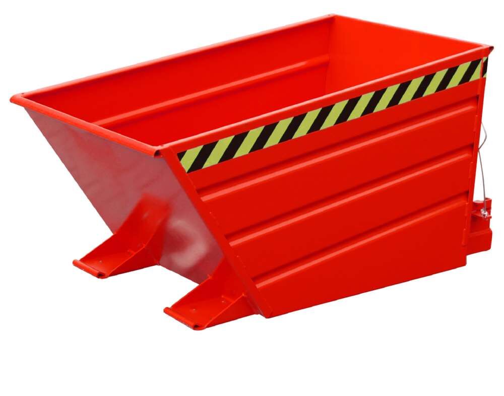Bauer Kippbehälter VD 500 lackiert in der Farbe Feuerrot Produktbild Bauer Kippbehälter VD 500 lackiert in der Farbe Feuerrot