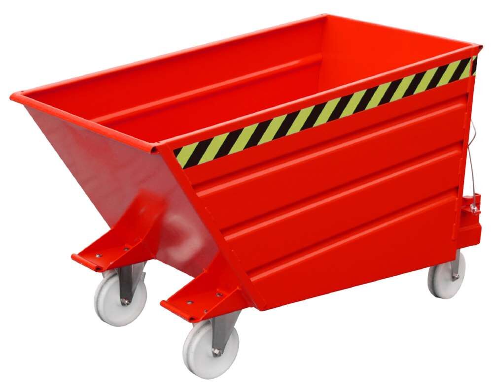 Bauer Kippbehälter VD 500 lackiert in der Farbe Feuerrot Produktbild Bauer Kippbehälter VD 500 lackiert in der Farbe Feuerrot bild 2