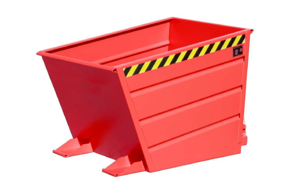 Bauer Kippbehälter VD 650 lackiert in der Farbe Feuerrot Produktbild Bauer Kippbehälter VD 650 lackiert in der Farbe Feuerrot