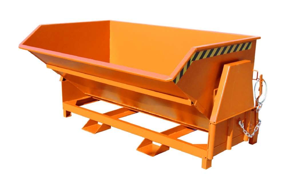 Bauer Kippbehälter BK 200 lackiert in der Farbe Gelborange Produktbild Bauer Kippbehälter BK 200 lackiert in der Farbe Gelborange