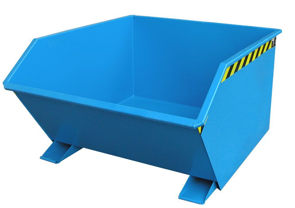 Bauer Kippbehälter feuerrot Rollen nachrüstbar Produktbild Bauer Kippbehälter feuerrot Rollen nachrüstbar