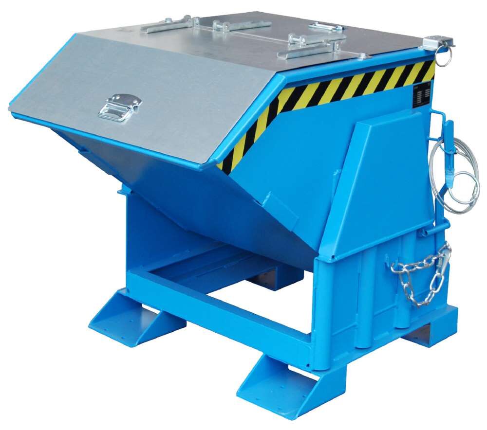 Bauer Kippbehälter BK 50 lackiert in der Farbe Lichtblau Produktbild Bauer Kippbehälter BK 50 lackiert in der Farbe Lichtblau bild 3