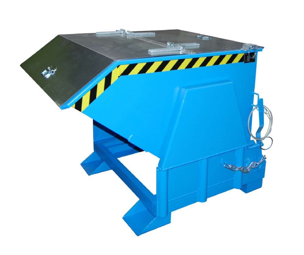 Bauer Kippbehälter BK 80 lackiert in der Farbe Lichtblau Produktbild Bauer Kippbehälter BK 80 lackiert in der Farbe Lichtblau bild 2