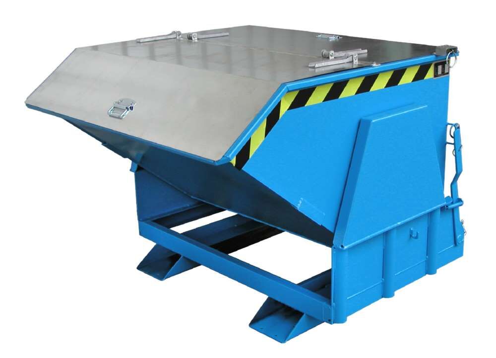 Bauer Kippbehälter BK 100 lackiert in der Farbe Lichtblau Produktbild Bauer Kippbehälter BK 100 lackiert in der Farbe Lichtblau bild 2