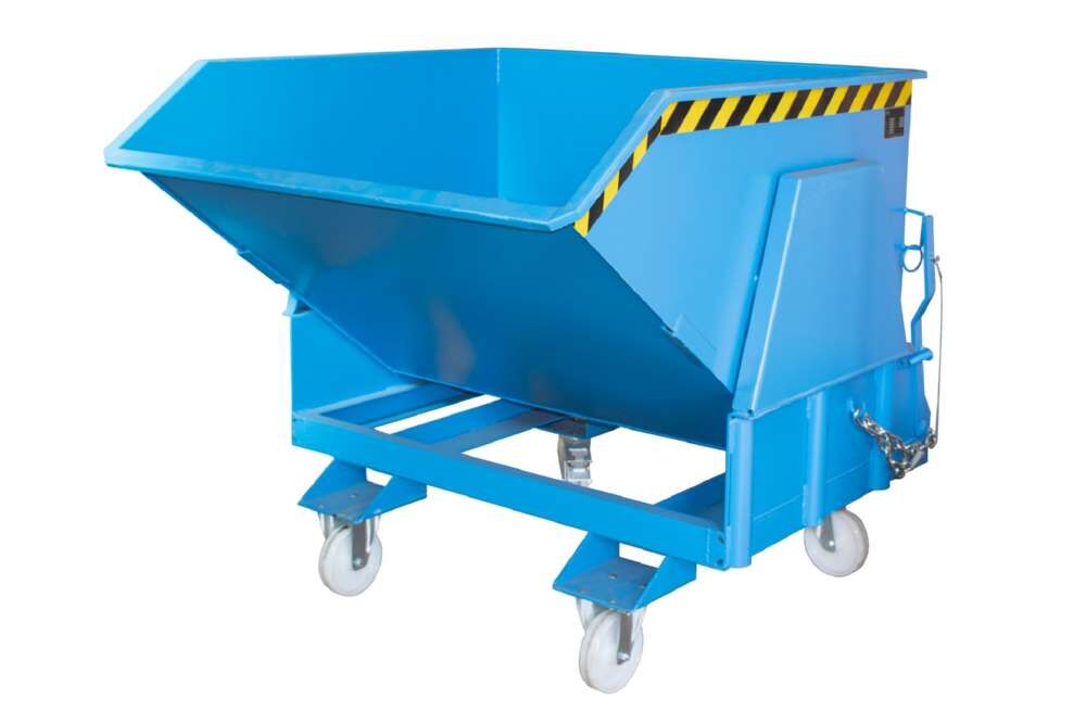 Bauer Kippbehälter BK 100 lackiert in der Farbe Lichtblau Produktbild Bauer Kippbehälter BK 100 lackiert in der Farbe Lichtblau bild 3