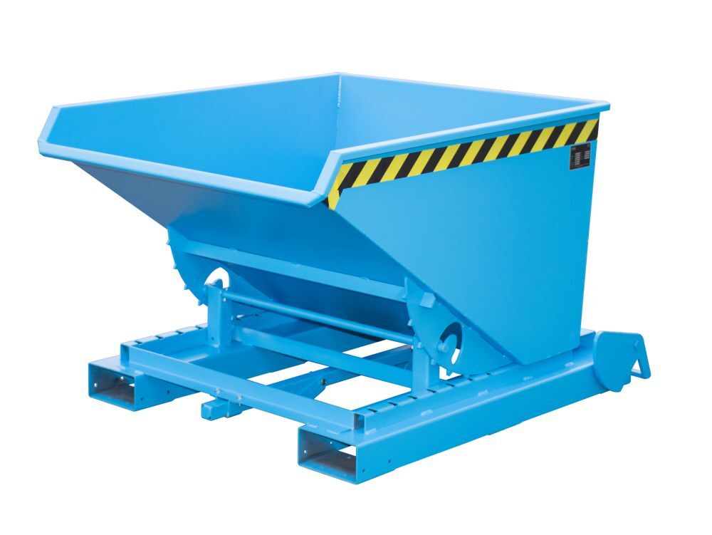 Bauer Kippbehälter lackiert in der Farbe Lichtblau 4A 600 Produktbild Bauer Kippbehälter lackiert in der Farbe Lichtblau 4A 600