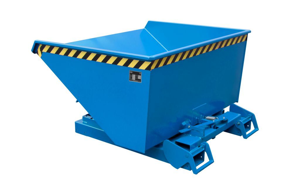 Bauer Kippbehälter lackiert in der Farbe Lichtblau 4A 900 Produktbild Bauer Kippbehälter lackiert in der Farbe Lichtblau 4A 900 bild 2