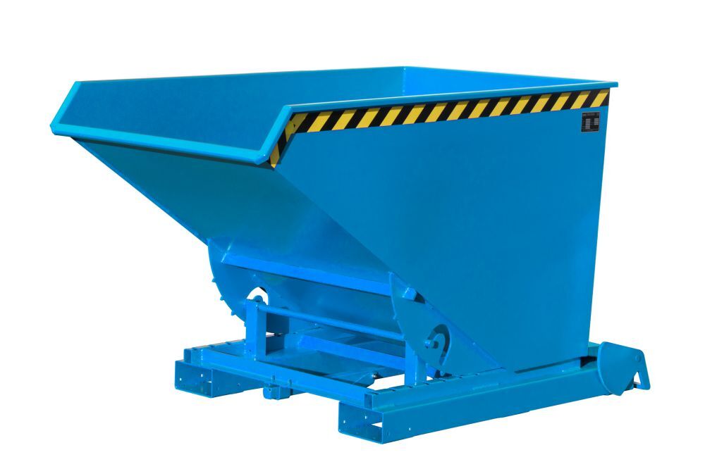 Bauer Kippbehälter lackiert in der Farbe Lichtblau 4A 1200 Produktbild Bauer Kippbehälter lackiert in der Farbe Lichtblau 4A 1200