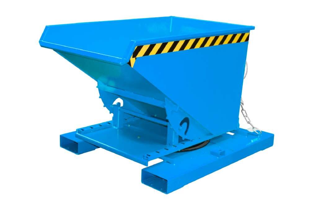 Bauer Kippbehälter 3S 300 lackiert in der Farbe Lichtblau Produktbild Bauer Kippbehälter 3S 300 lackiert in der Farbe Lichtblau