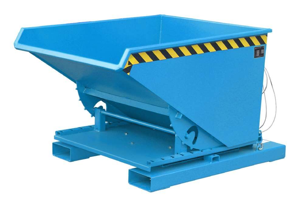 Bauer Kippbehälter 3S 600 lackiert in der Farbe Lichtblau Produktbild Bauer Kippbehälter 3S 600 lackiert in der Farbe Lichtblau