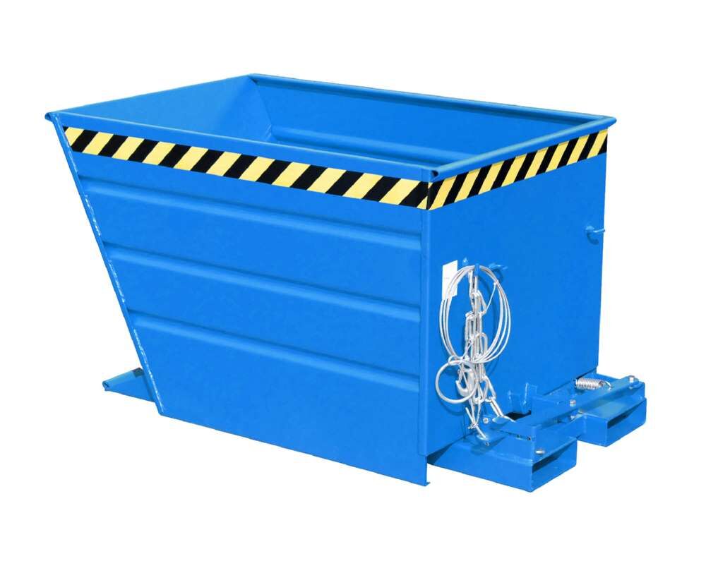 Bauer Kippbehälter VG 550 lackiert in der Farbe Lichtblau Produktbild Bauer Kippbehälter VG 550 lackiert in der Farbe Lichtblau