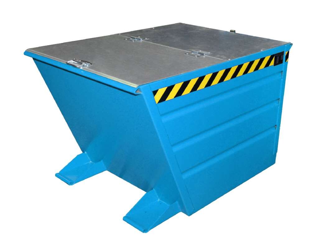 Bauer Kippbehälter VG 550 lackiert in der Farbe Lichtblau Produktbild Bauer Kippbehälter VG 550 lackiert in der Farbe Lichtblau bild 2