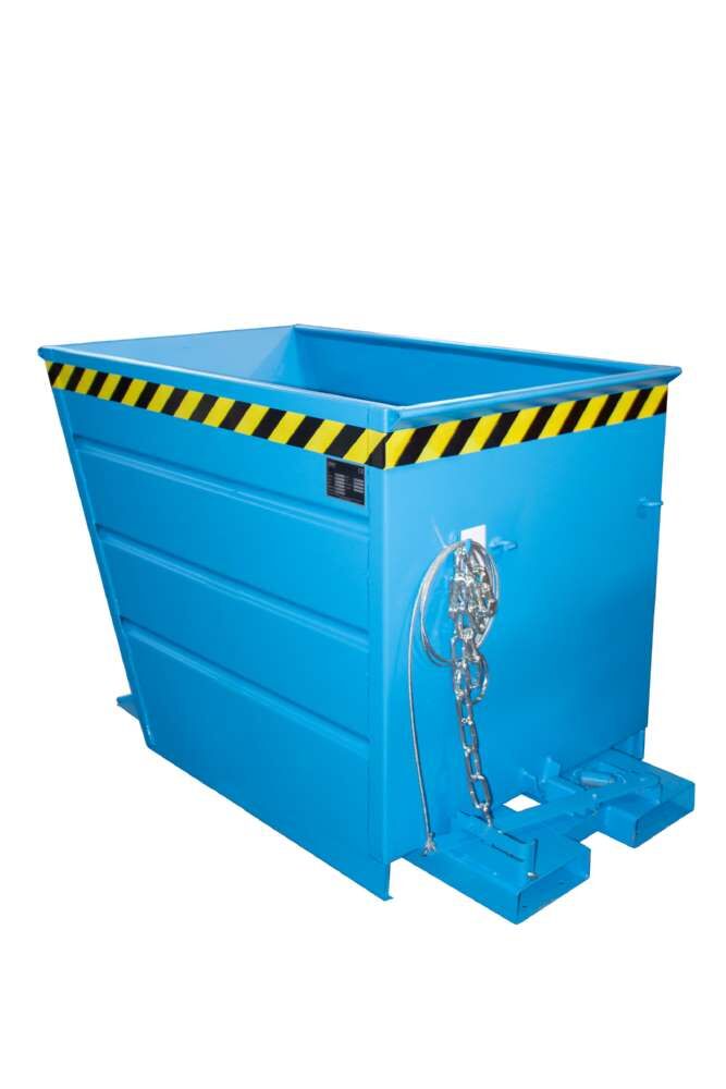 Bauer Kippbehälter VG 700 lackiert in der Farbe Lichtblau Produktbild Bauer Kippbehälter VG 700 lackiert in der Farbe Lichtblau