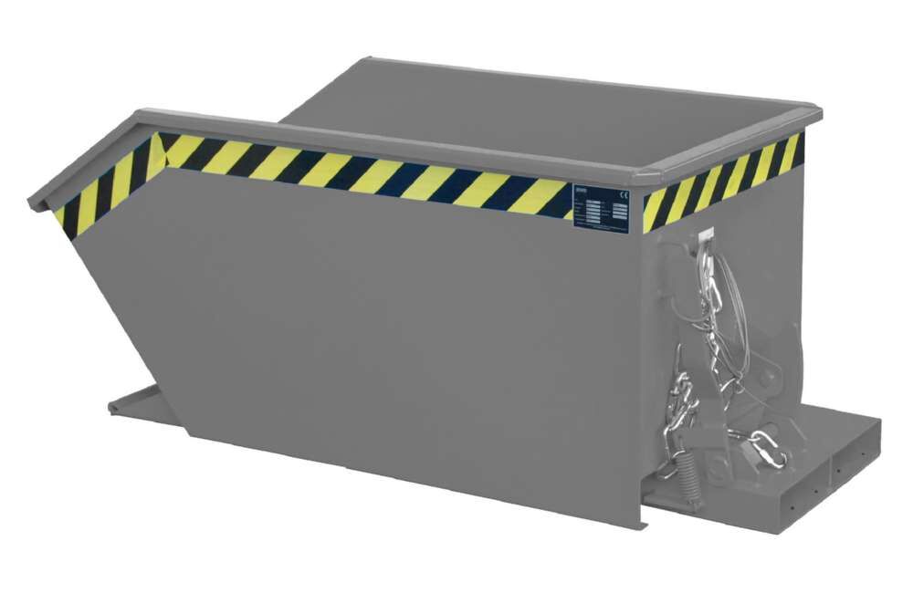 Bauer Kippbehälter GU 300 lackiert in der Farbe Mausgrau Produktbild Bauer Kippbehälter GU 300 lackiert in der Farbe Mausgrau