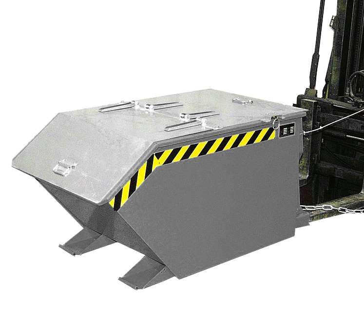 Bauer Kippbehälter GU 500 lackiert in der Farbe Mausgrau Produktbild Bauer Kippbehälter GU 500 lackiert in der Farbe Mausgrau bild 3