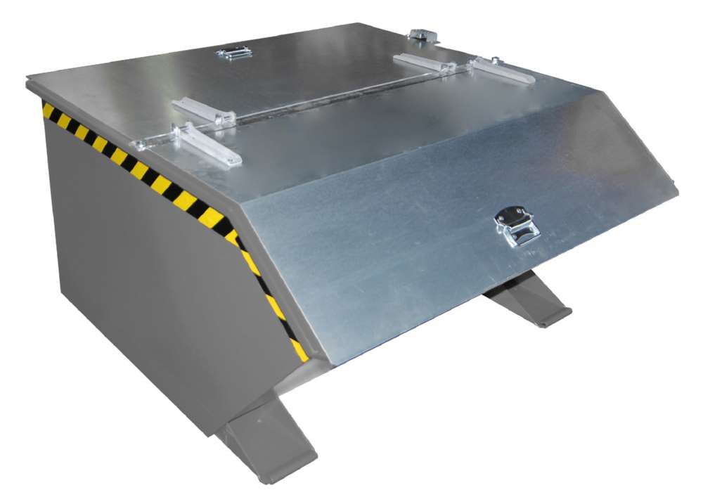 Bauer Kippbehälter GU 750 lackiert in der Farbe Mausgrau Produktbild Bauer Kippbehälter GU 750 lackiert in der Farbe Mausgrau bild 2