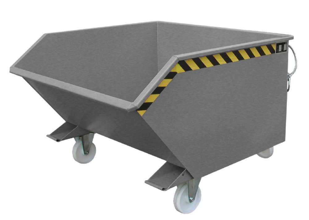 Bauer Kippbehälter GU 750 lackiert in der Farbe Mausgrau Produktbild Bauer Kippbehälter GU 750 lackiert in der Farbe Mausgrau bild 3