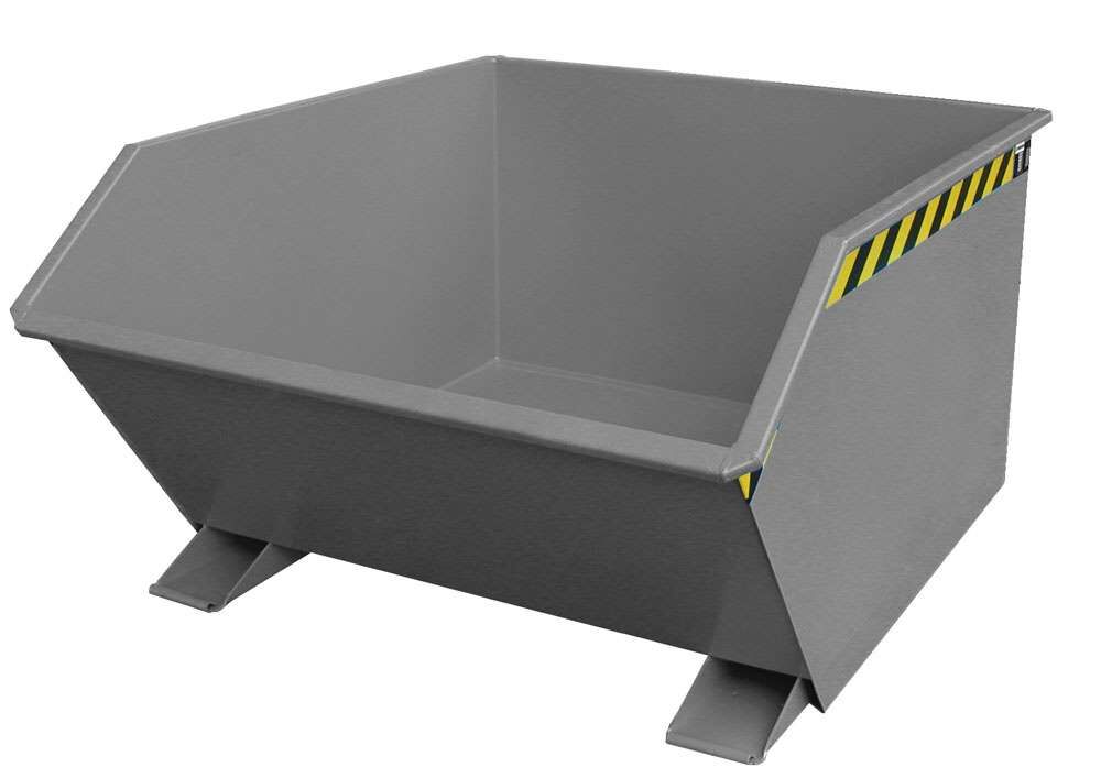 Bauer Kippbehälter GU 1000 lackiert in der Farbe Mausgrau Produktbild Bauer Kippbehälter GU 1000 lackiert in der Farbe Mausgrau