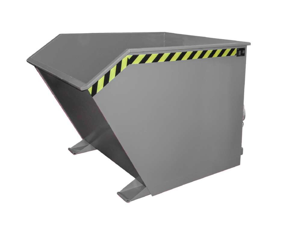 Bauer Kippbehälter GU 1500 lackiert in der Farbe Mausgrau Produktbild Bauer Kippbehälter GU 1500 lackiert in der Farbe Mausgrau