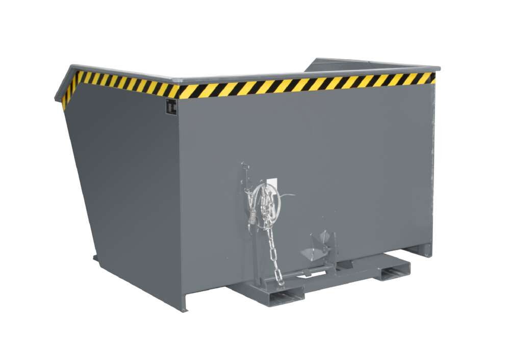 Bauer Kippbehälter GU 2000 lackiert in der Farbe Mausgrau Produktbild Bauer Kippbehälter GU 2000 lackiert in der Farbe Mausgrau bild 2