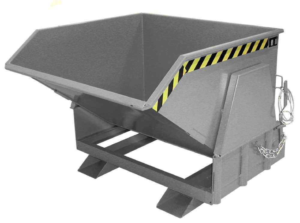 Bauer Kippbehälter BK 100 lackiert in der Farbe Mausgrau Produktbild Bauer Kippbehälter BK 100 lackiert in der Farbe Mausgrau