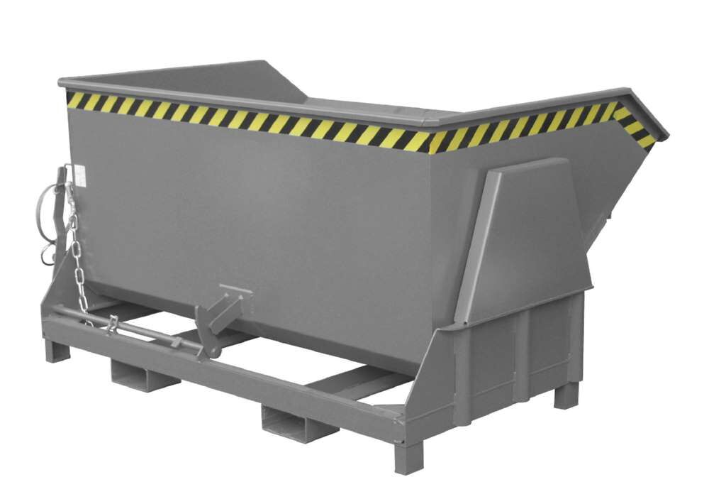 Bauer Kippbehälter BK 150 lackiert in der Farbe Mausgrau Produktbild Bauer Kippbehälter BK 150 lackiert in der Farbe Mausgrau