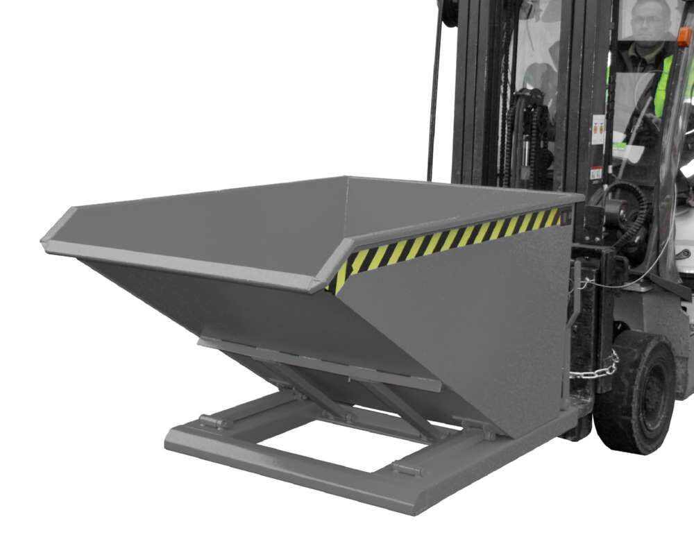 Bauer Kippbehälter NK 75 lackiert in der Farbe Mausgrau Produktbild Bauer Kippbehälter NK 75 lackiert in der Farbe Mausgrau