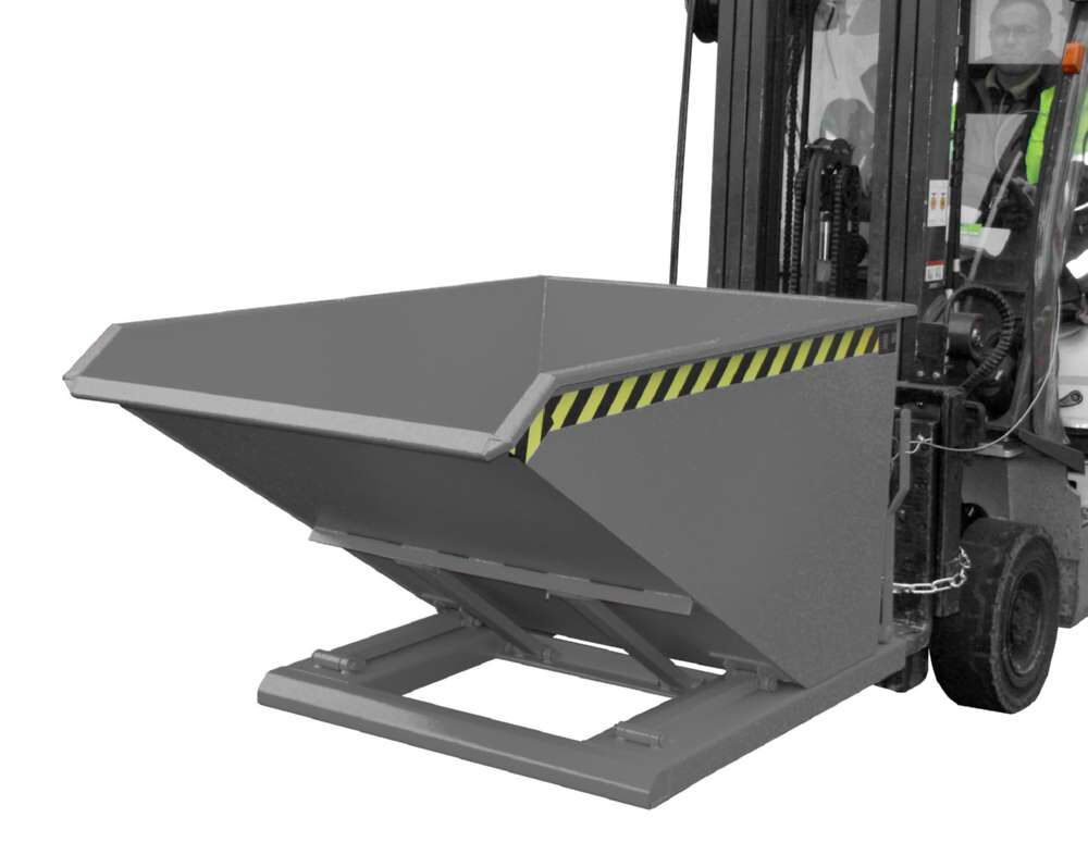 Bauer Kippbehälter NK 100 lackiert in der Farbe Mausgrau Produktbild Bauer Kippbehälter NK 100 lackiert in der Farbe Mausgrau