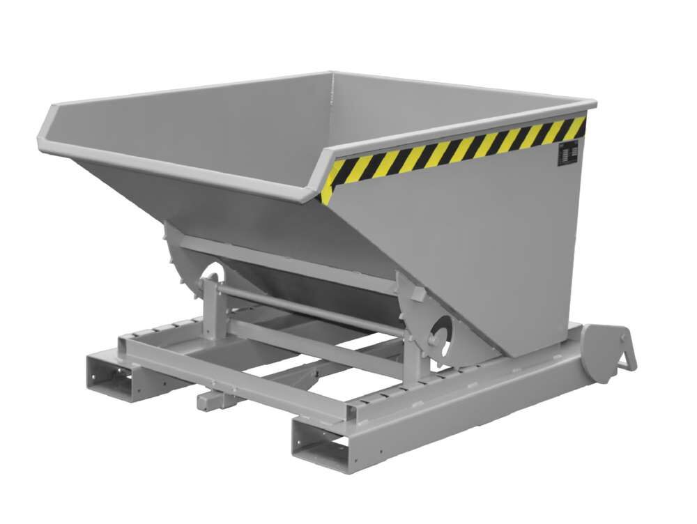 Bauer Kippbehälter 4A 600 lackiert in der Farbe Mausgrau Produktbild Bauer Kippbehälter 4A 600 lackiert in der Farbe Mausgrau bild 2