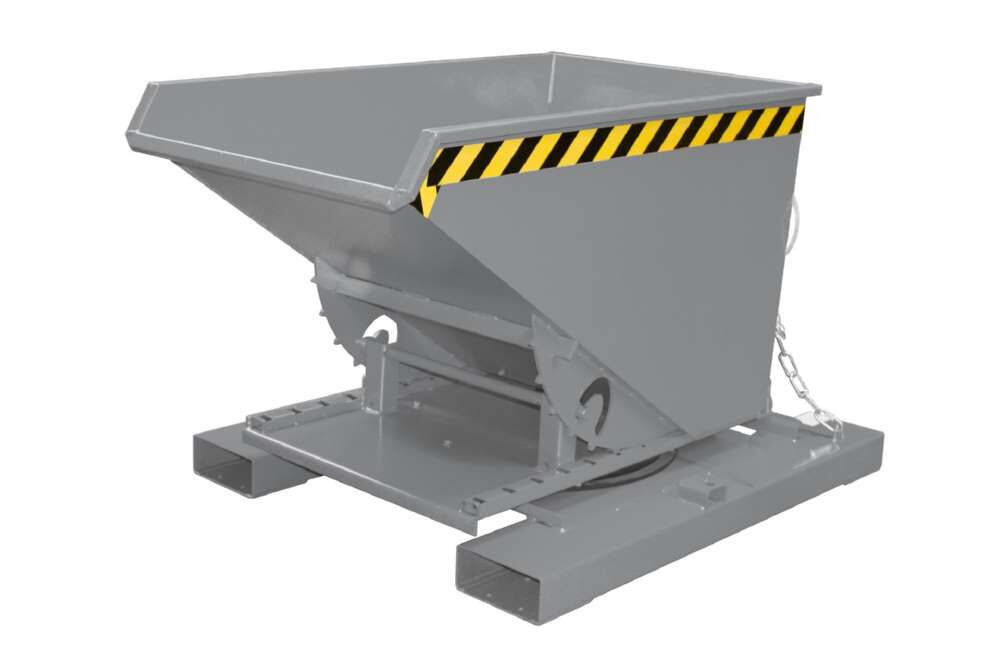 Bauer Kippbehälter 3S 300 lackiert in der Farbe Mausgrau Produktbild Bauer Kippbehälter 3S 300 lackiert in der Farbe Mausgrau