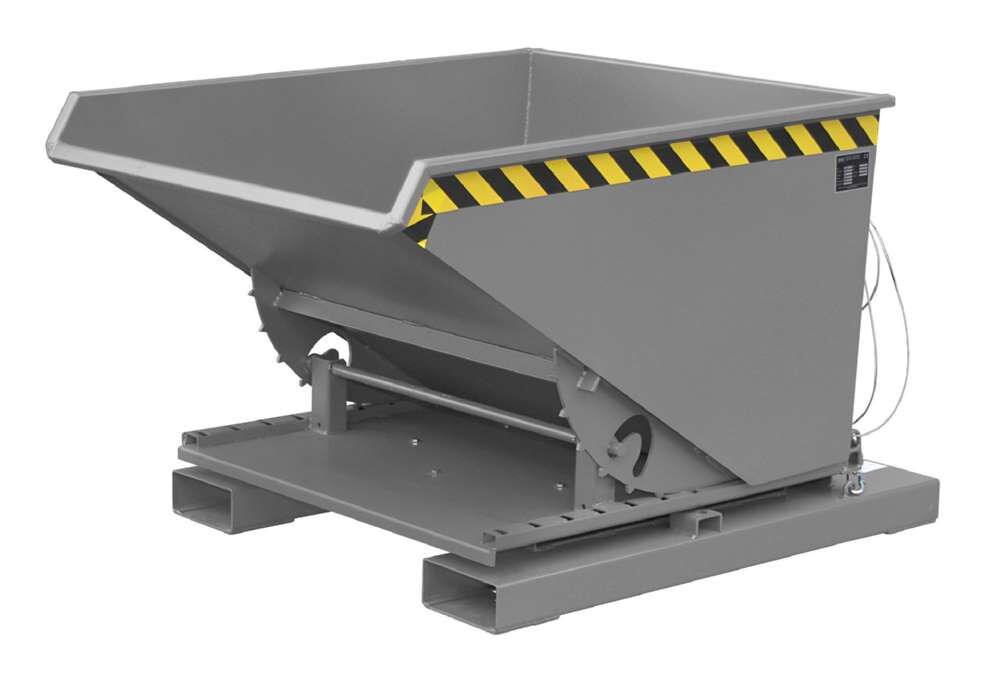 Bauer Kippbehälter 3S 600 lackiert in der Farbe Mausgrau Produktbild Bauer Kippbehälter 3S 600 lackiert in der Farbe Mausgrau