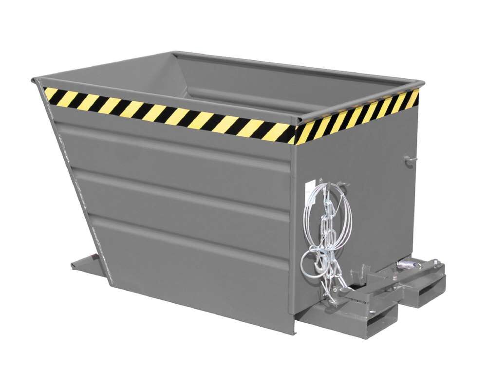 Bauer Kippbehälter VG 550 lackiert in der Farbe Mausgrau Produktbild Bauer Kippbehälter VG 550 lackiert in der Farbe Mausgrau