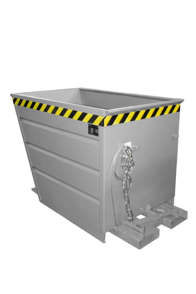 Bauer Kippbehälter VG 700 lackiert in der Farbe Mausgrau Produktbild Bauer Kippbehälter VG 700 lackiert in der Farbe Mausgrau